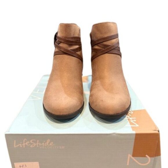 Life Stride Velocity 2.0 Jezebel Bootie in Tan – New in Box – Size 7.5 - Picture 8 of 11